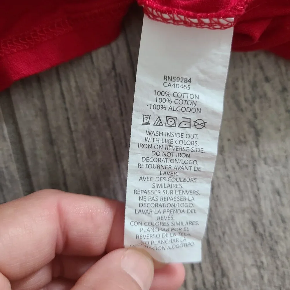 🏷 3/$15 or 5/$20 The Children's Place girls red unicorn top size XXL 16
